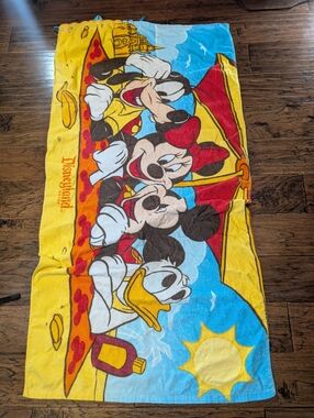 Disneyland Resort Towel with built in storage bag / backpack
